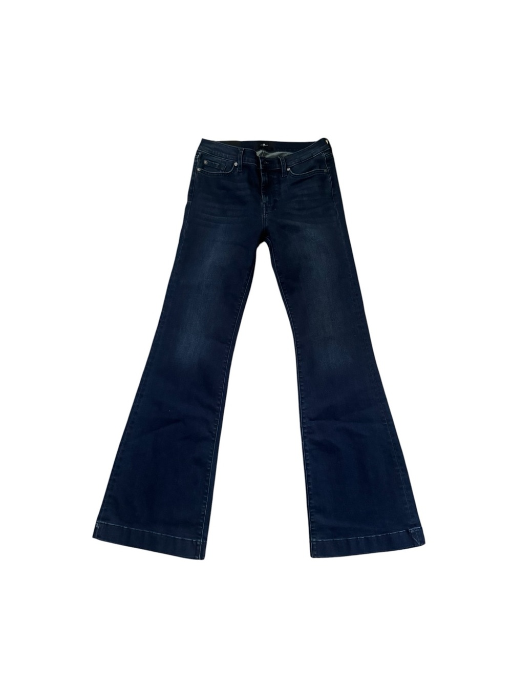❤️ NWT 7 for all Mankind DOJO Women's Dark Blue Flared Jeans ❤️